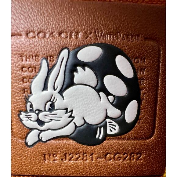 Coach White Rabbit Candy Print kira Wristlet Crossbody - Picture 8 of 10